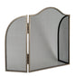 Antiqued Silver Fire Screen