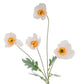 Cream Papaver Poppy Spray