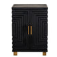 Lennox Black 2 Door Side Cupboard