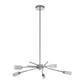 Abira 5 Frosted Glass Shade Pendant Lamp