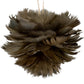 Medium Fawn Feather Ball Decoration