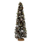 Large Frosted Forest Tree With Pinecones And Pearls