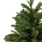 Norway Fir Pre-Lit LLED 300L  Fir Tree In Rattan Pot