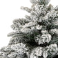 Snowy Norway Fir Pre-Lit Led 300L Fir Tree In Rattan Pot