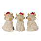 Merry Moo Ceramic Cow Ornament Gazing Left