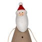 Wooden Jolly Sitting Santa Decoration