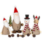 Wooden Jolly Sitting Reindeer Decoration