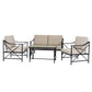 Madison Collection Outdoor 4 Seater Lounge Set