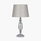 Jenna Silver Metal Twist Detail Table Lamp