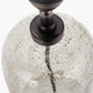 Ophelia Small Grey Bubble Glass Table Lamp Base