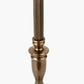 Canterbury Antique Brass Metal Table Lamp Base with Kamilah 40cm Red Chevron Patterned Mushroom Pleat Tapered Lamp Shade