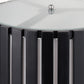 Rabanne Slatted Black Wood Tripod Table Lamp