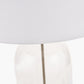 Cloche Clear Glass and Antique Brass Table Lamp
