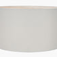 Amalia Natural Ombre Textured Stoneware Tall Table Lamp Base with Harry 35cm Ivory Cotton Mix Cylinder Lampshade