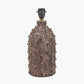 Kali Textured Dot Grey Stoneware Table Lamp Base