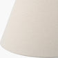 Lulia Antique Finish Stoneware Urn Table Lamp Base with Seychelles 50cm Cream Slubby Cotton Empire Lampshade