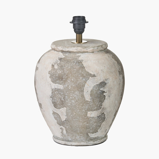 Lulia Antique Finish Stoneware Urn Table Lamp Base