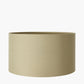 Serenity Black Bobbled Ceramic Large Table Lamp Base with Harry 40cm Taupe Cotton Mix Cylinder Lampshade