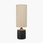 Alaric Antique Black Wash Mango Wood Table Lamp
