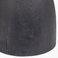 Corella Black Mango Wood Curved Table Lamp Base with Izara 40cm Racing Green Ikat Patterned Mushroom Pleat Tapered Lampshade