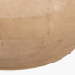 Kiah Natural Mango Wood Round Table Lamp Base with Lino 40cm Grey Self Lined Linen Cylinder Lampshade