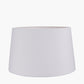 Piero Antique Bronze Metal Candlestick Table Lamp Base with Winston 35cm White Handloom Tapered Lampshade