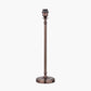 Piero Antique Bronze Metal Candlestick Table Lamp Base