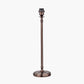 Piero Antique Bronze Metal Candlestick Table Lamp Base