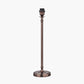Piero Antique Bronze Metal Candlestick Table Lamp Base
