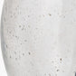 Elysia Bubble Glass and Silver Metal Curved Table Lamp Base with Lino 40cm Black Self Lined Linen Cylinder Lampshade