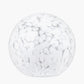 Aurora Speckled White Glass Spherical Table Lamp