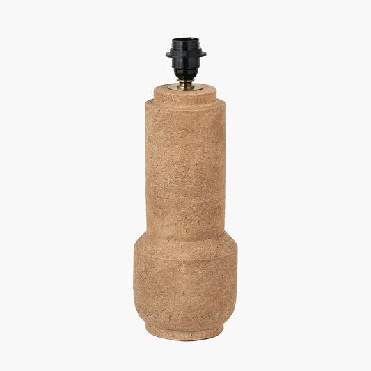 Gaiana Concrete Brown Stoneware Table Lamp Base
