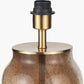 Valtellina Brown and Green Glass Table Lamp Base
