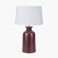 Helka Mulberry Reactive Glaze Table Lamp