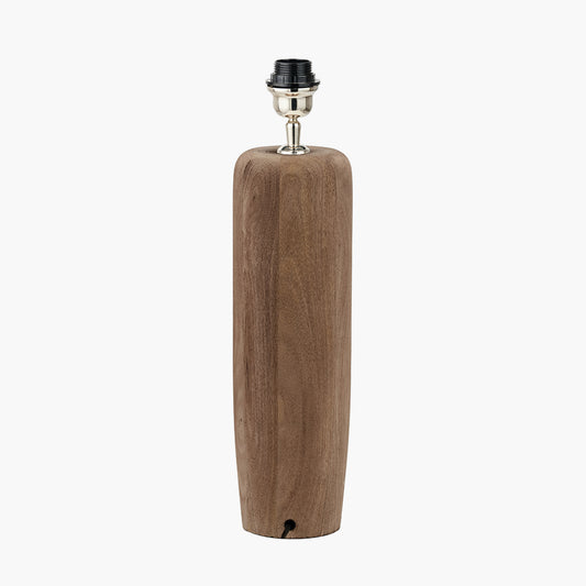 Inaya Natural Tapered Large Wood Table Lamp Base