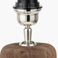 Inaya Natural Tapered Wood Table Lamp Base