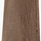 Esha Natural Conical Wood Table Lamp Base with Edward 35cm Natural Linen Cylinder Lampshade