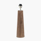 Esha Natural Conical Wood Table Lamp Base
