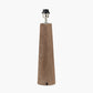 Esha Natural Conical Wood Table Lamp Base