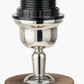 Esha Natural Conical Wood Table Lamp Base