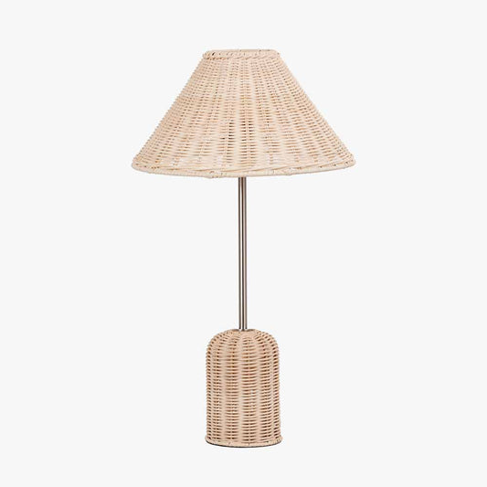 Hali Rattan Base and Shade Table Lamp