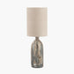 Palmino Brown Tall Organic Glass Bottle Table Lamp