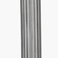 Salvatore Antique Silver Metal Table Lamp Base with Malia 35cm Olive Green Mushroom Pleat Scalloped Tapered Lamp Shade