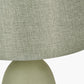 Erika Sage Vintage Textured Ceramic Table Lamp