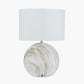 Viejo Grey Large Stone Effect Ceramic Table Lamp