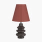Aylin Bitter Chocolate Gourd Ceramic Table Lamp