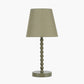 Sophia Olive Metal Bobble Table Lamp