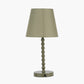 Sophia Olive Metal Bobble Table Lamp