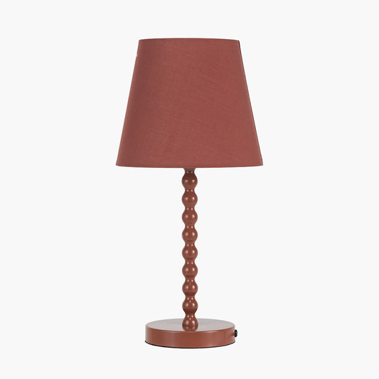 Sophia Terracotta Metal Bobble Table Lamp