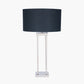 Langston Nickel Metal Column Table Lamp Base